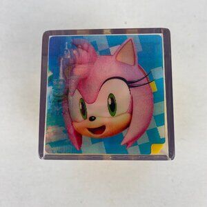 Sonic The Hedgehog Friend Amy Rose Square Maze Game Piece Collectible Toy Kids
